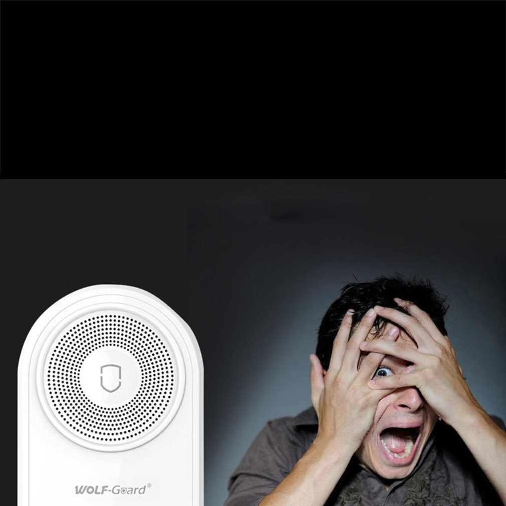 Bærbar hjemdør magnetisk dør og vindue infrarød anti-tyveri alarmsystem ringer vibrationsalarm