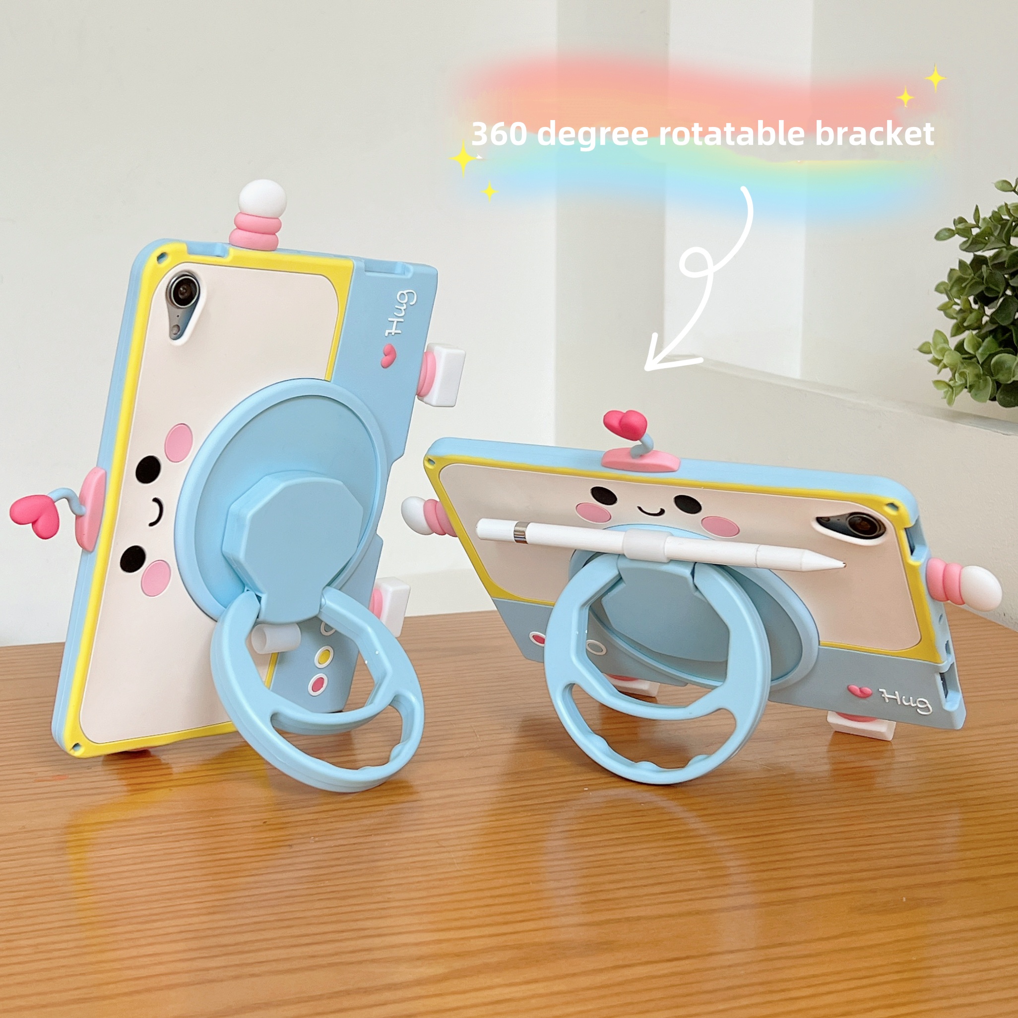 Kinderhoesje Voor Ipad Air Pro 11 2024 2022 Lucht 4 5 10.9 10e 10.2 7e 8e 9e 10.5 "9.7" Mini 1 2 3 4 5 6 Schattige Hoes