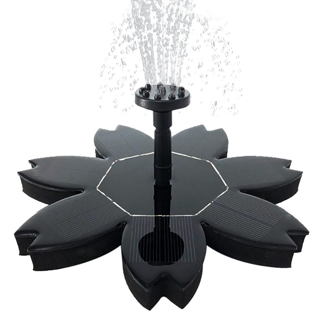 Solar Fountain Power Pump, Bird Bath Fountain Water Floating Pond Garden Patio Garden Decoration Water Fountain Fontanna Solarna