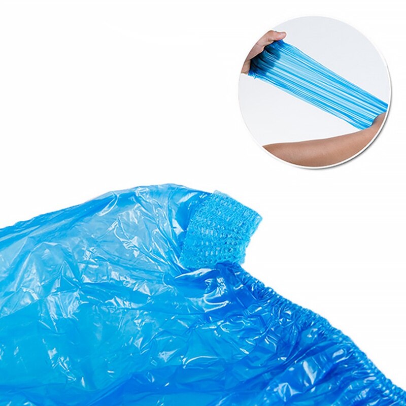 100Stck Einweg Kunststoff Dicken Regnerischen Schild Anti wasser Unterhose Sicherheit Schuh Abdeckung HäNutzer Boden Teppich Sauber Arbeit Schutz Stiefel schuhe