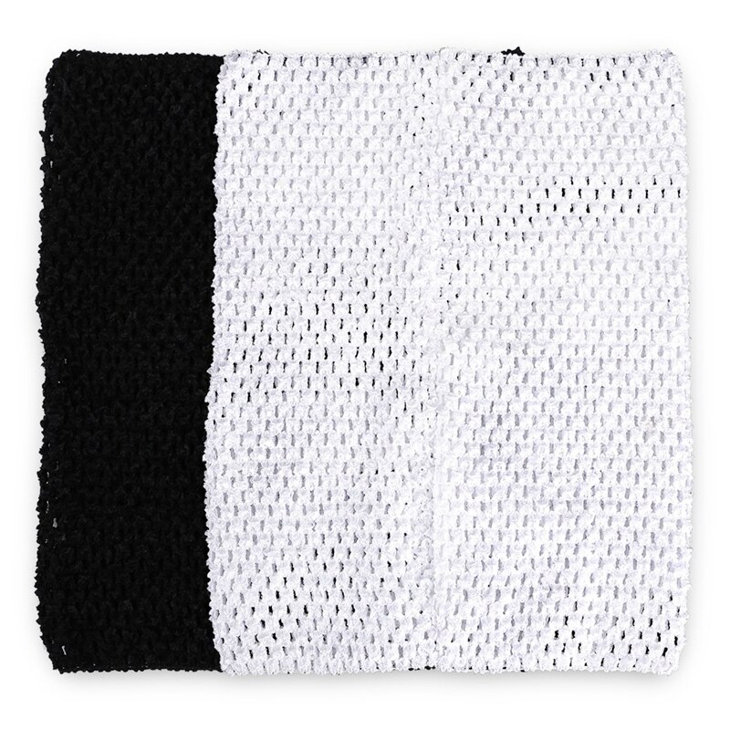 Bustier tubulaire pour fille enfant tutu robe crochet matériel 12 "noir blanc