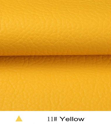 100 x 135cm 24 farver litchi pu læder stof for meter syntetisk kunstlæder stof til syning gør-det-selv taske sofa møbelmateriale: 11
