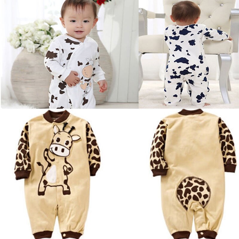 Vêtements de nuit chauds à manches longues pour bébé, motif Animal, tenue de jeu