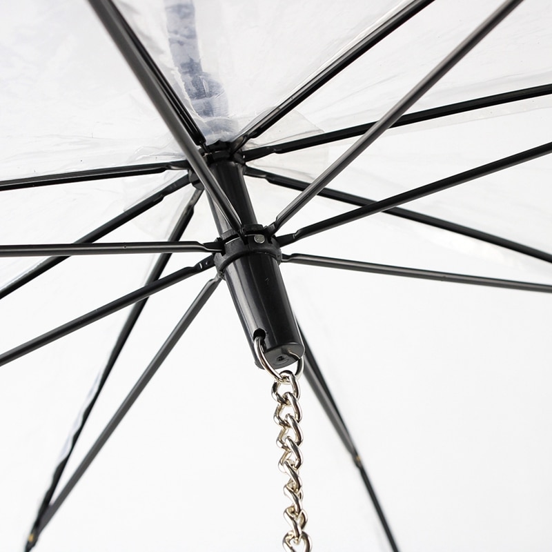 Kæledyr hund justerbar paraply med c-formet håndtag regnvejrsdag trækkraft reb gennemsigtig paraply kæledyr regnvejrsdag forsyninger