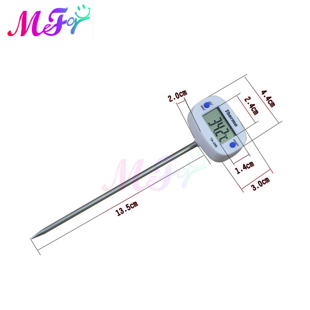 Portable Kitchen Food Thermometer With Battery Chocolate Oil Milk Water Temperature Electronic Meter Thermometer Sensor Probe