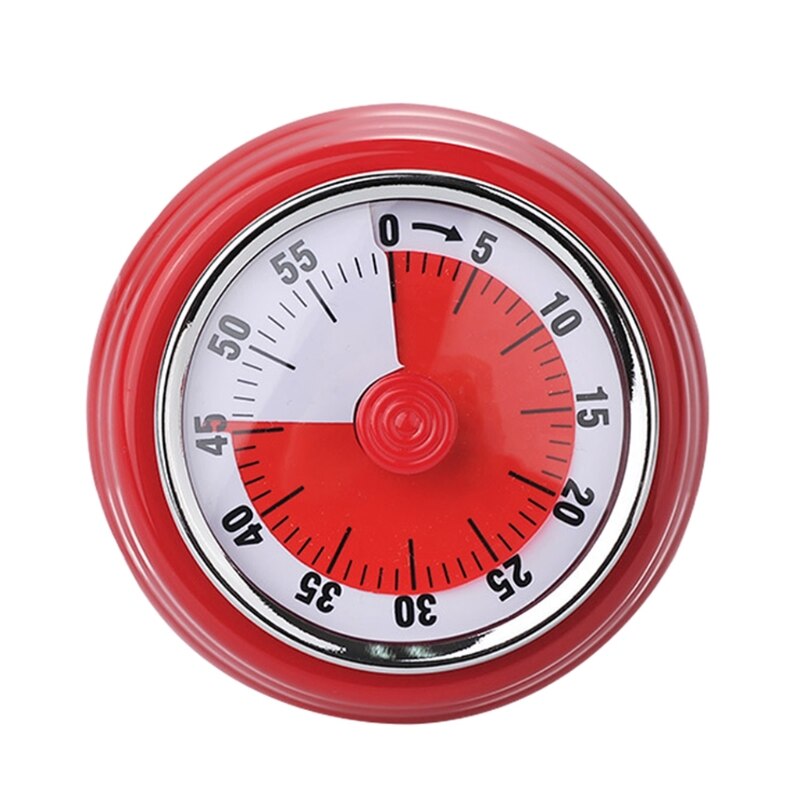 No Battery Required Kitchen Timer Kitchen Countdown Cooking Timer Reminder: red