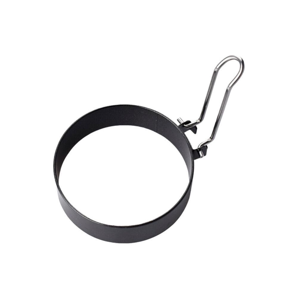 Metal Egg Frying Rings Stainless Steel Omelette Model Rings Fried/Poach Round Non Pancake Stick + Mould Handle Perfect Circ E5X5: Default Title