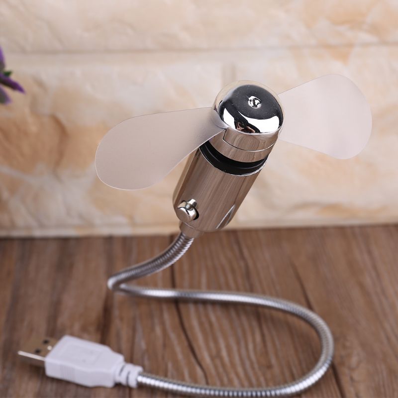 Mini Mobile USB Powered Cooling Fan Flexible Goose Neck Air Blower For Desktop PC Computer Laptop Notebook Tablet