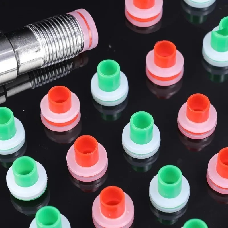 100-10Stck Wasserhahn Auslaufsichere Dichtung 4-punkt PPR Silikon Dichtung Ring Dichtung Dreieck Ventil Schlauch sanitär passend zu Stecker