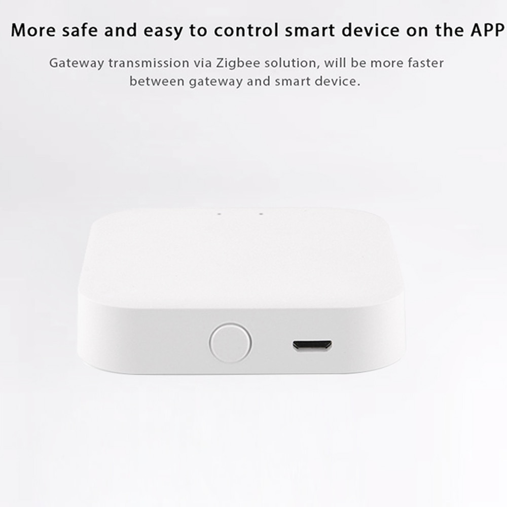 Smart Home Zigbee Wireless Smart Gateway Hub Remote Control Zigbee Devices Via Tuya Smart Life APP Works With Alexa Google Home