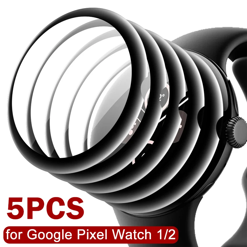 20D-Displayschutzfolie für Google Pixel Uhr 2, gebogener Bildschirm, kratzfeste Folie für Google Uhr Uhr2, Schutzfolie, kein Glas