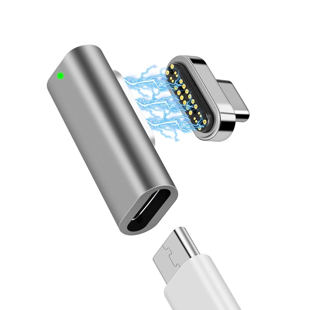 USB di tipo C Adattatore Magnetica 24PINS 40Gbps data, 100W e 20V/5A Carica 5K @ 60Hz Per Thunderbolt 3 Per Il TIPO USB-C Devic Libera la nave