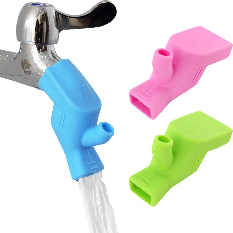 3/2/1Pc Siliconen Kraan Extender Water Tap Extension Sink Kinderen Wassen Apparaat Badkamer Gootsteen Kraan gids Extenders