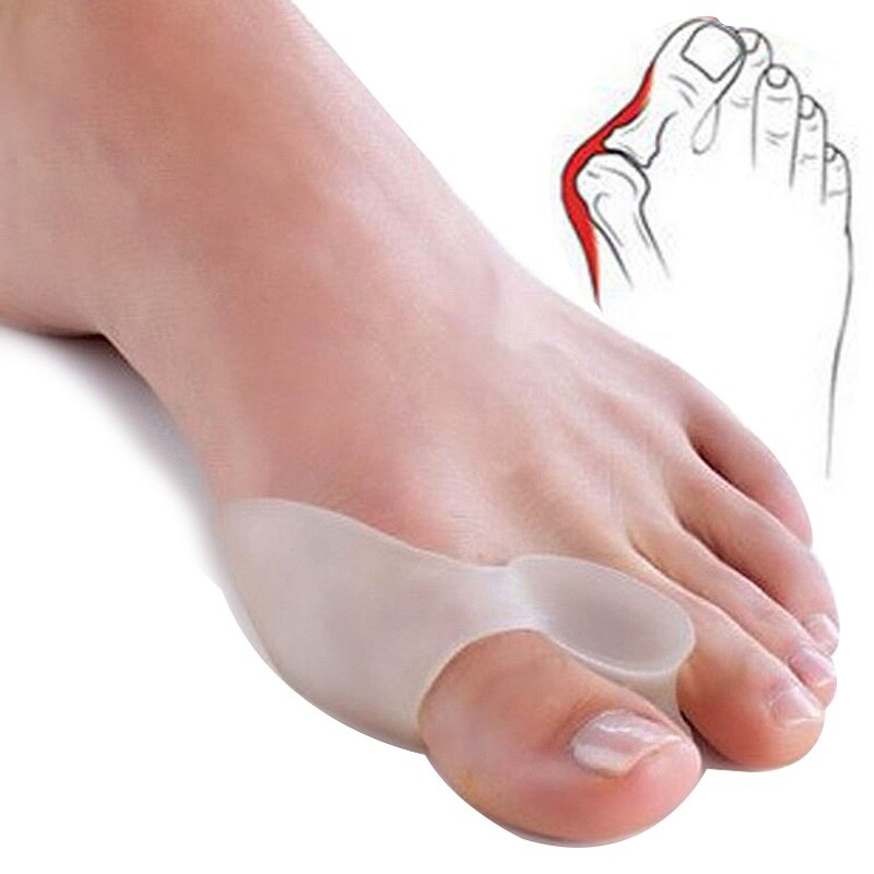 Toe Separator Bunion Corrector Foot Protector Toe Straightener Thumb Silicone Gel Foot Fingers Adjuster Feet Pads Relief Pain