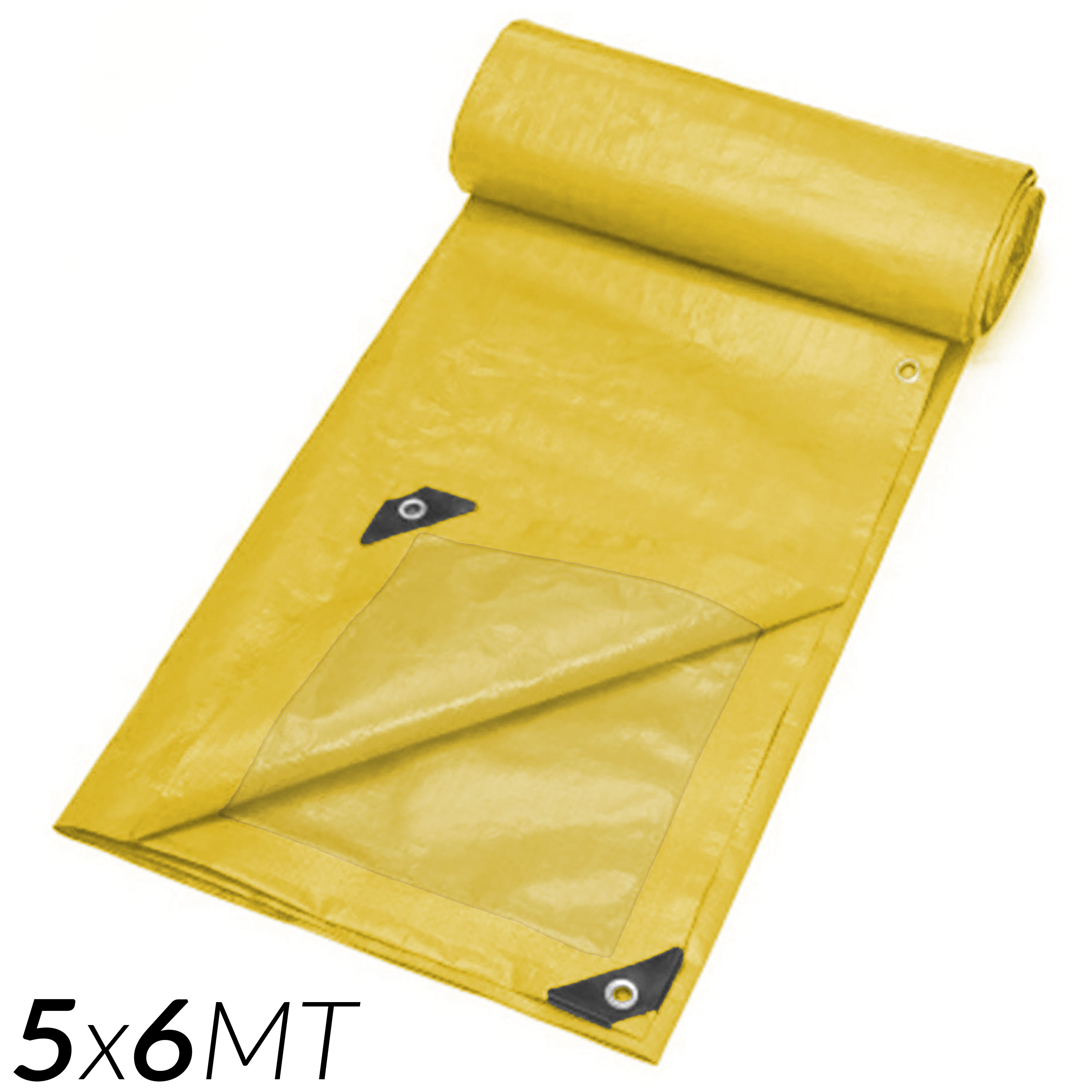 Canvas Luifel Originele 70G Versterkte Waterdichte Polyethyleen Beschermhoes Met Metalen Oogjes En Hoek Bescherming: 5x6 meters 2 PCs (+ cheap)