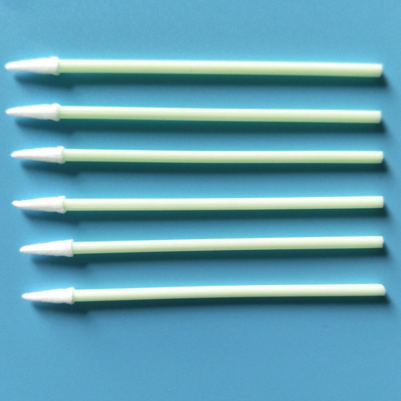 100Pcs/Pack Pointed Tipped Foam Head Cleaning Swabs High Density Sponge Sticks for Inkjet Printer Camera Optical Lens Cleanroom
