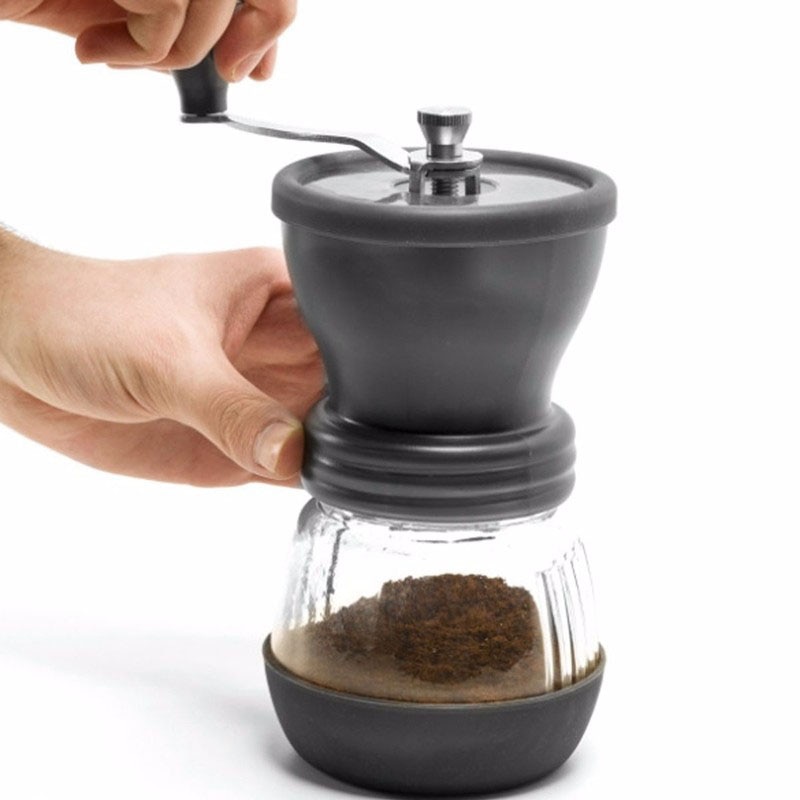 Handleiding Keramische Koffiemolen Draagbare Hand Koffiezetapparaat Wasbaar Hand Molen Braam Koffieboon Grinder Machine Keramische Kern Thuis