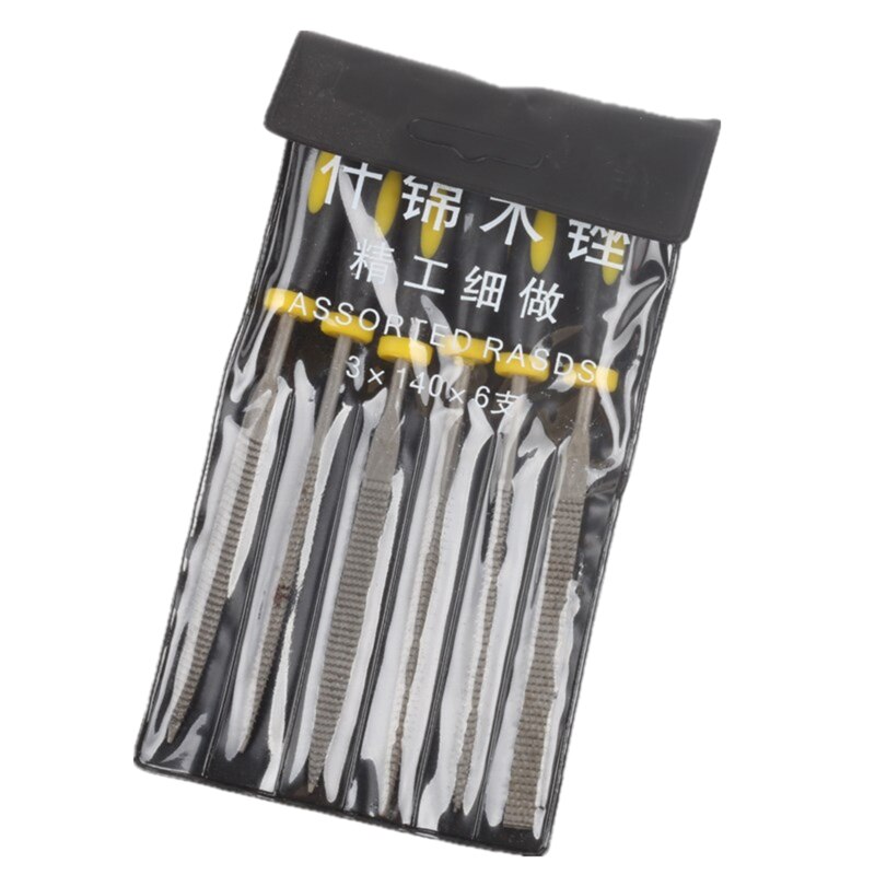 6 Pieces Mini Metal Filing Rasp Needle File Wood Tools Carpentry Filing Tool for Plastic Model Jewelry Diy Lover