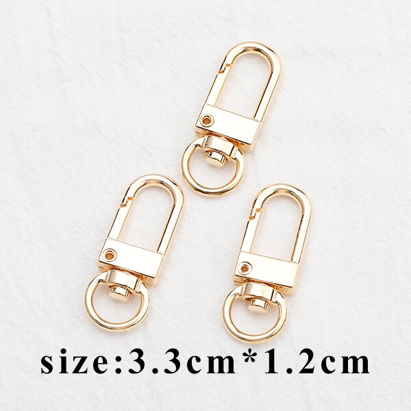 GUFEATHER M817, accessori dei monili, 18k oro placcato, 0.3 micron, il catenaccio ganci, braccialetto della collana, monili che fanno, 10 pz/lotto: M81702