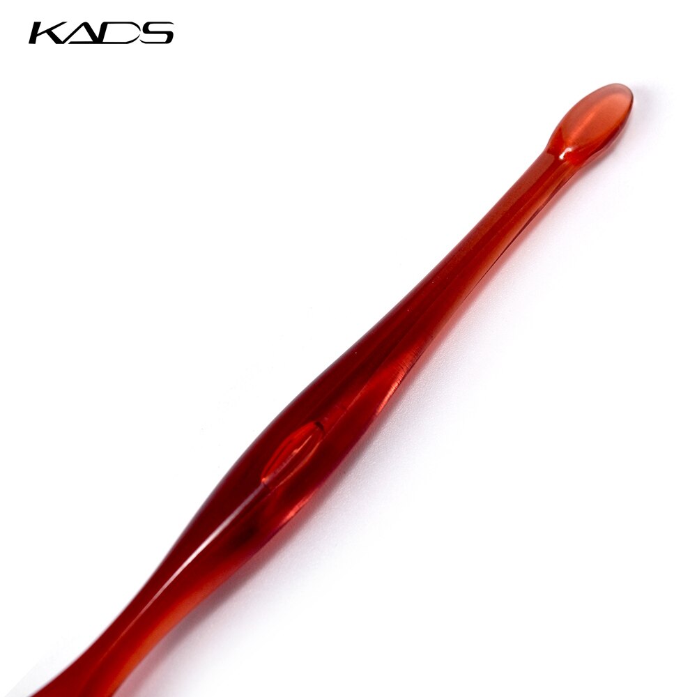 Kads vinröd kosmetisk nagelkonstverktyg nagelvård pusher pedikyr salong nagelband pusher trimmer remover nagelband borttagning gaffel