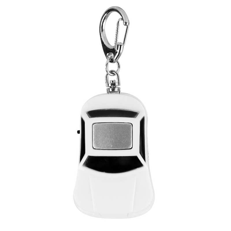 Buscador de llave perdida LED en forma de coche, llavero con localizador, silbato, Control de sonido, para carteras, coche, mascotas, mochilas para niños, maletas