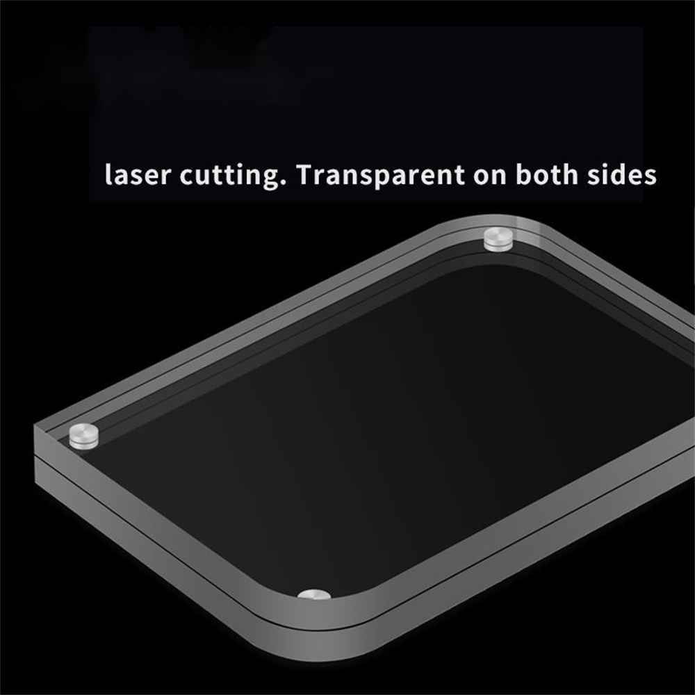 1pcs Transparent Crystal Photo Frames For Pictures Acrylic Photo Frame Mini Home Decoration Birthday Premium