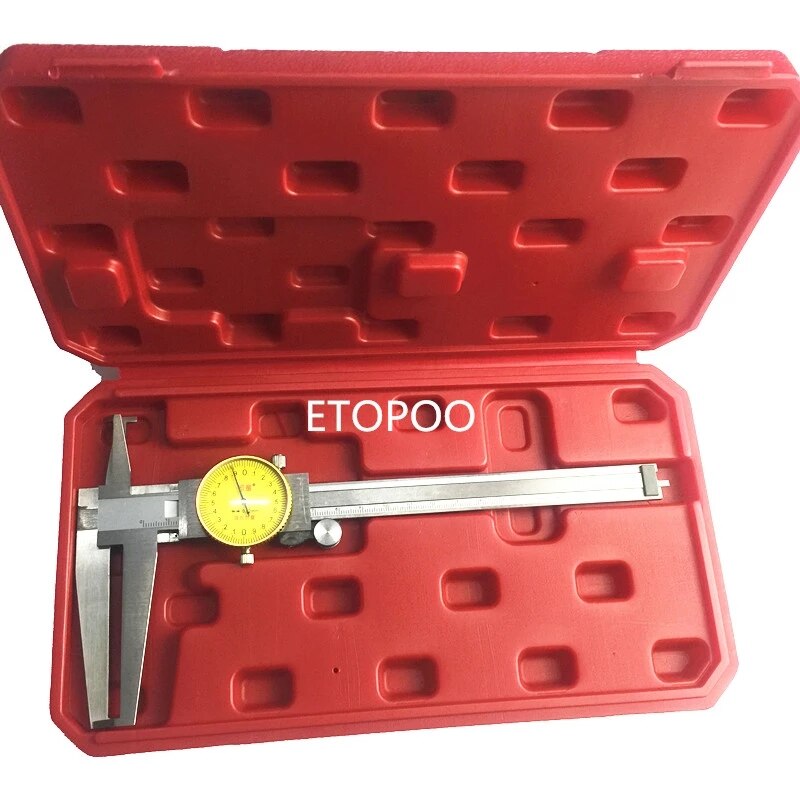 Calibrador Vernier con ranura interior, 9-150mm, 0,02mm, acero inoxidable, herramienta con doble garra