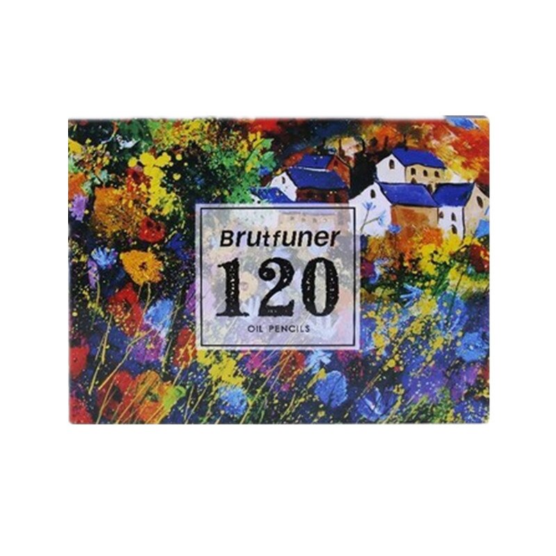 Brutfuner 48-160 Farben Öl Farbe Bleistifte einstellen Skizze Bleistift Keine Giftig Holz Weiche Helle Farbe Bleistift Künstler farbe Schule Liefert: 120 Öl Farben