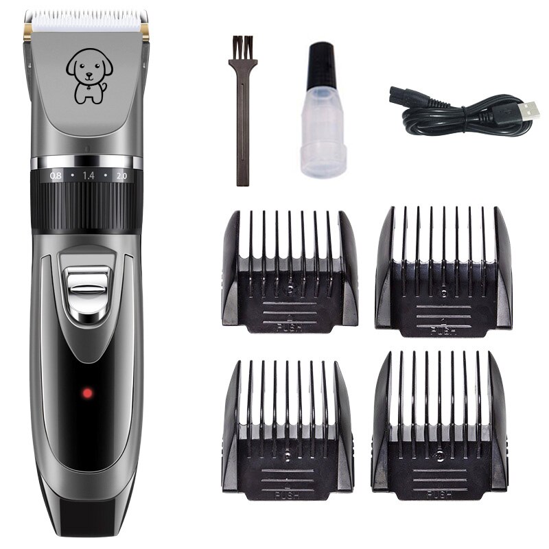 Rechargeable Pet Dog Hair Trimmer Cat Animal Hair Clipper Low Noise Hair Remover Remover Grooming Sets Tools(K8/K5)