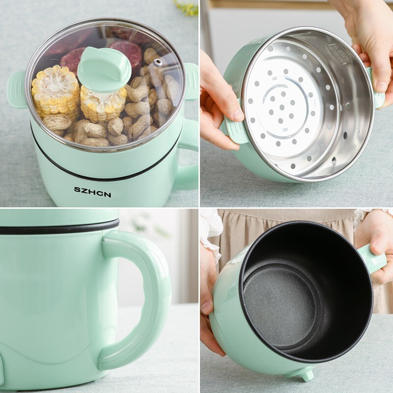 Electric cooker household multifunction student dormitory electric pot noodle cooking small electric pot 220V