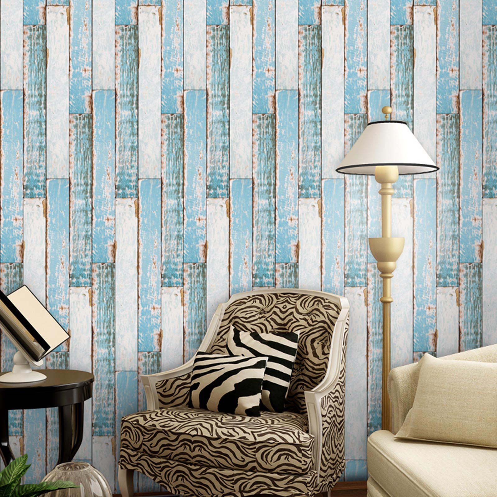 Tile Stickers 2x50m Bathroom Kitchen Wood Grain Wall Stick Waterproof Self Adhesive Removable DIY Paste Wall Decals Home Decor