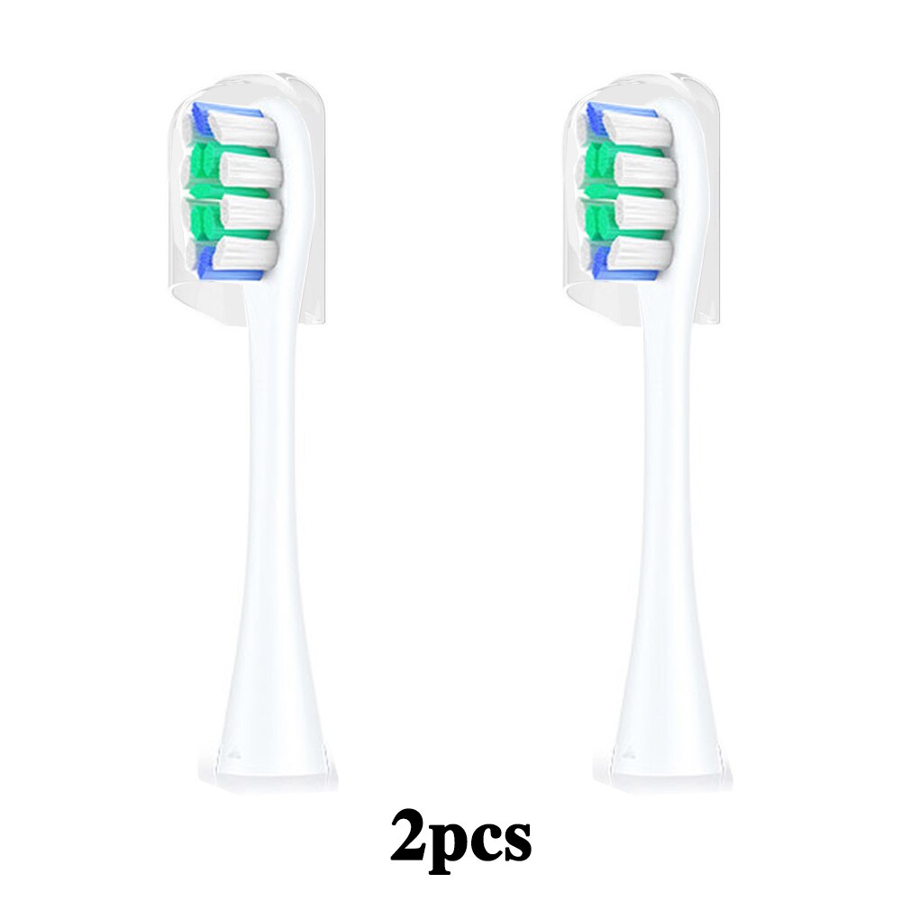 Udskiftning af elektriske tandbørstehoveder til oclean sonisk elektrisk tandbørste x / x pro / z1/  se / en dybe rengøringsbørstehoveder: 2 hvide
