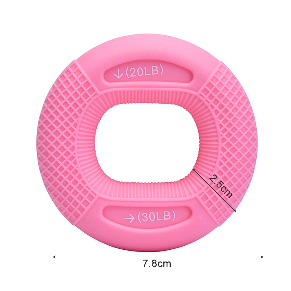 Silicone Adjustable Hand Grip 20-80LB Gripping Ring Finger Forearm Trainer Carpal Expander Muscle Workout Exercise Gym Fitness