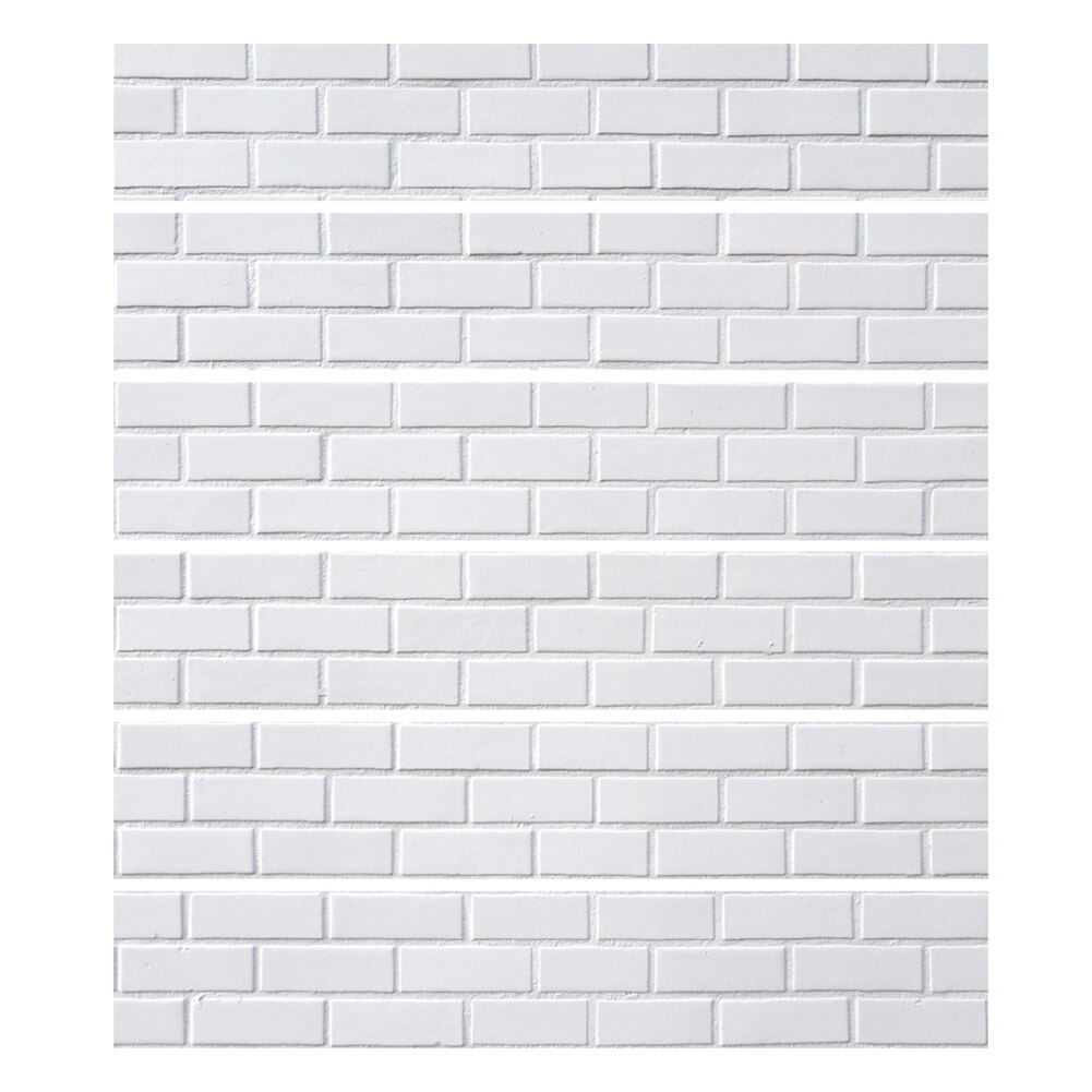 6Pcs Wall Brick Effect Self Adhesive Decal Stickers Home Background Stairs Decor