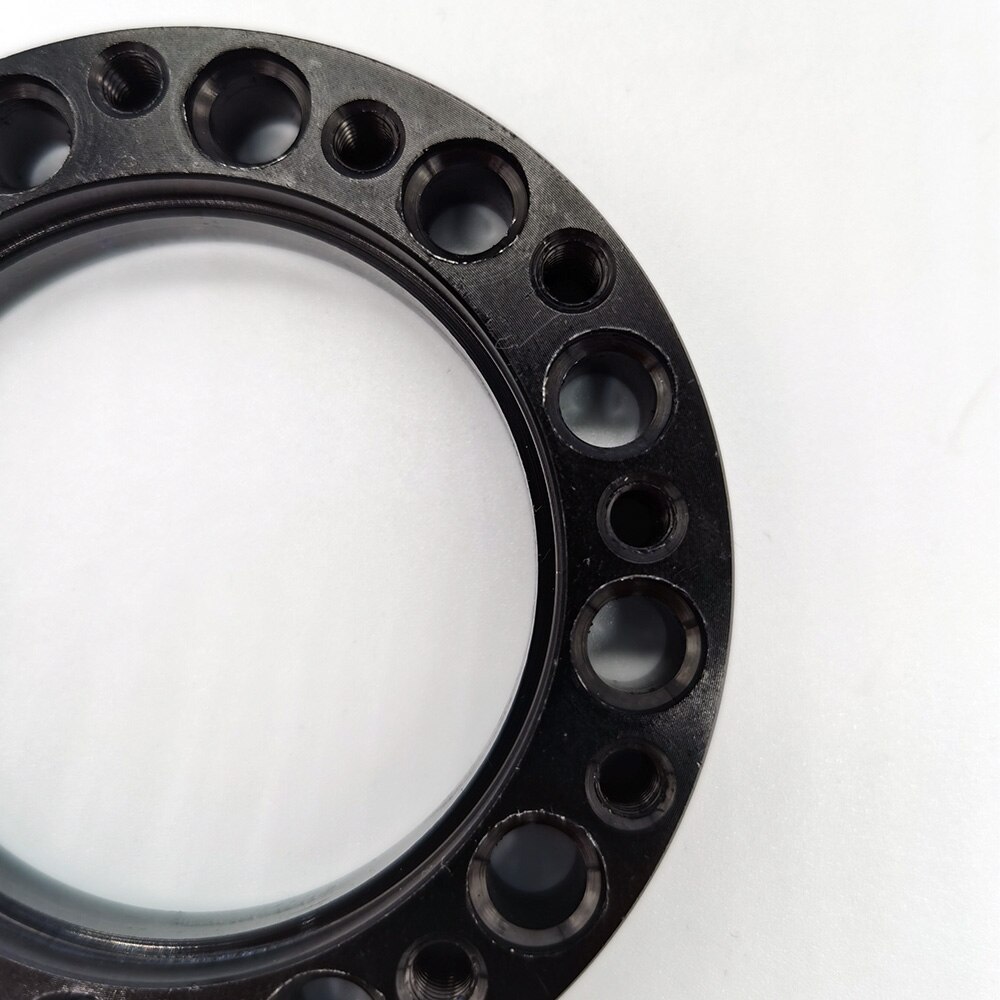 Universal Black Steering Wheel Hub Spacer 12 MM Steering Wheel Hub Boss Kit Adapter Spacer