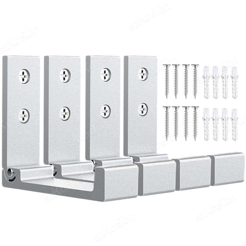 Gancho de pared plegable, bata oculta, toalla, abrigo, gancho de aleación de aluminio para el hogar, cocina, baño, colgador de toallas negro y plateado: green