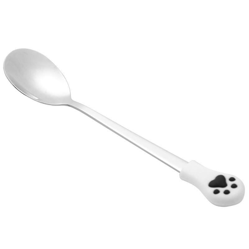 Rostfritt stål middag sked bärbar dessert soppa studenter bento party resor utomhus picknick plätering servetter skedar