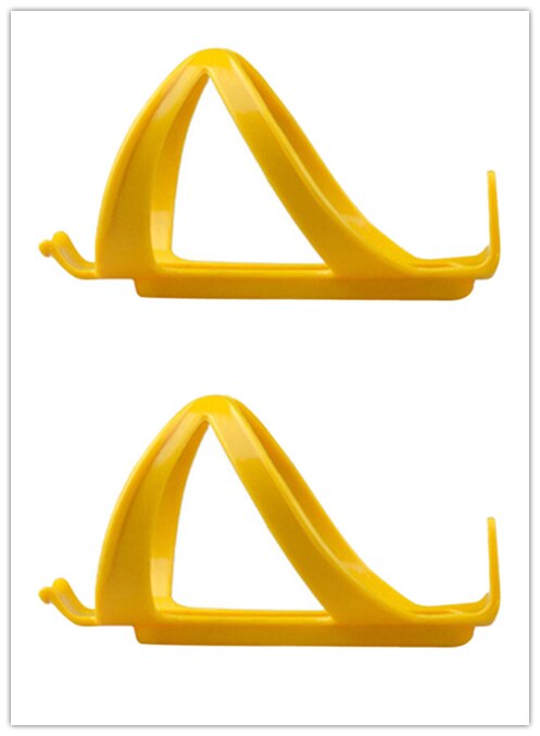 Fietsfleshouder, plastic fietswaterfleshouder, fietsenrek, mountainbike houder, mountainbike bidonhouders  #50: Geel