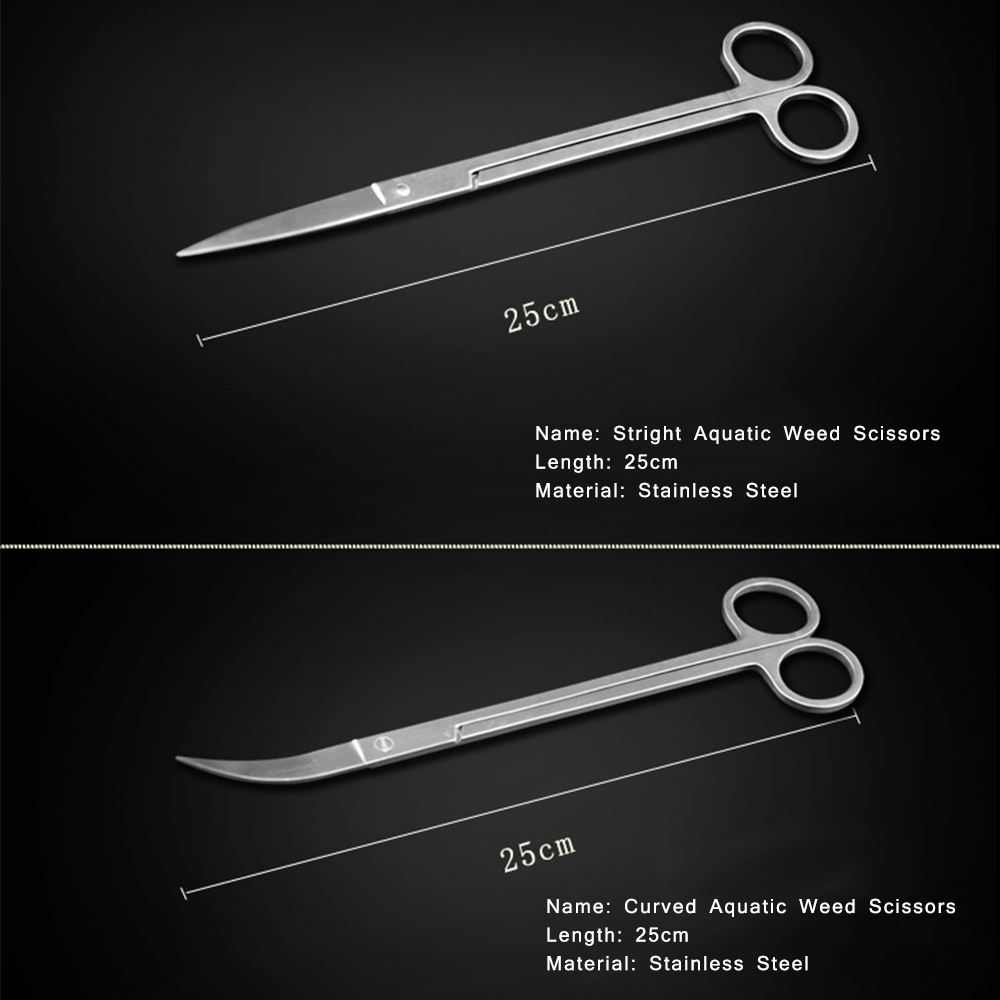 5 stuks aquarium onderhoudsset, gereedschapsset voor aquarium, pincet, schaar voor levende planten, gras, gereedschapsset voor aquariumhouders