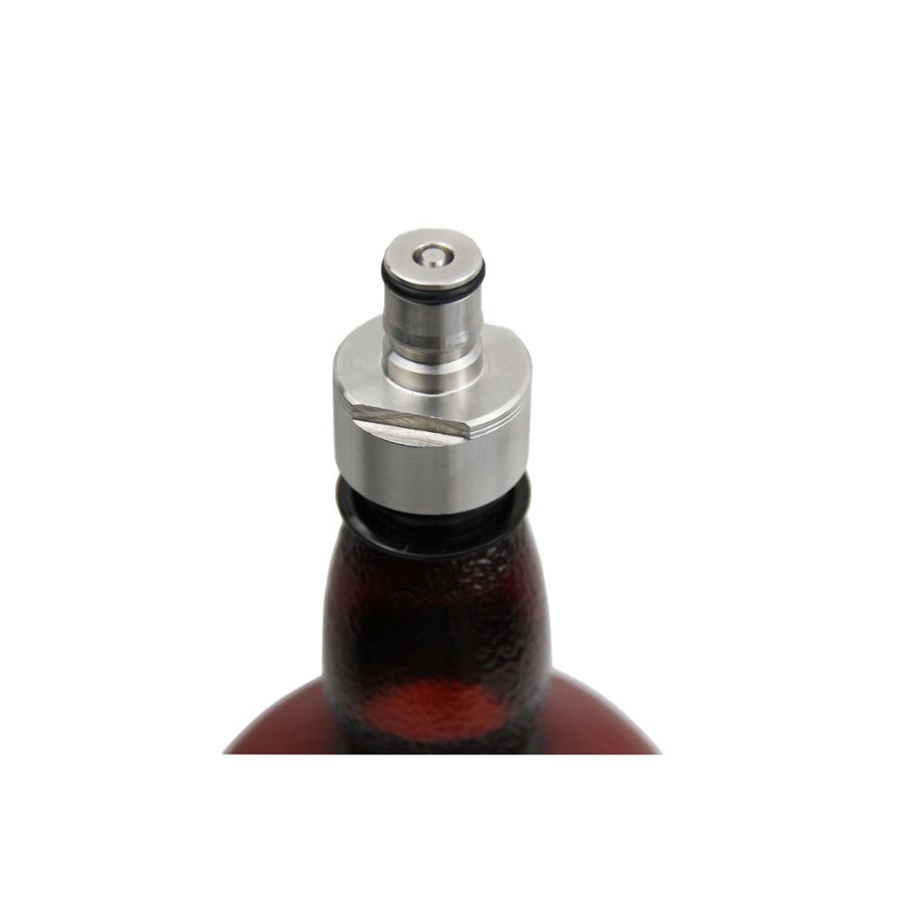 Ruostumattomasta teräksestä valmistettu hiilihapotettu korkki  w 5/16 " väkäs, pallolukkotyyppinen, sopivat virvoitusjuomapullot kotikeittoon