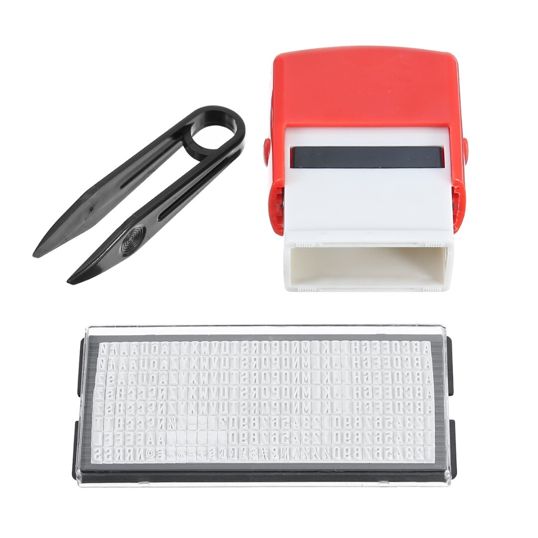 1 Set Van Tools Stempel Kit Rubber Stempel Kit Diy Zelf Inkingaddress Garage Naam Pad Vinger Verf Niet Inkt Inbegrepen