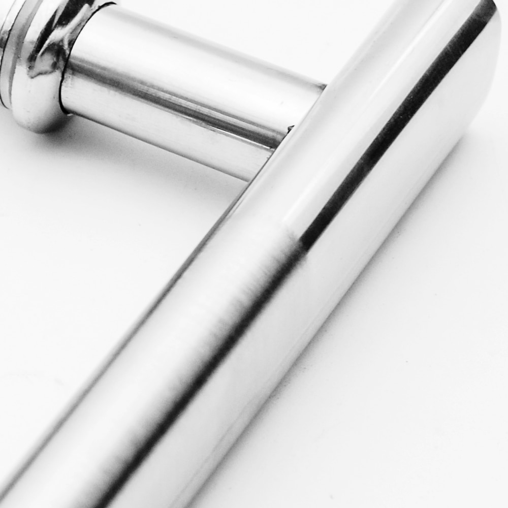 2pcs/lot ABS&Stainless Steel Brushed Sliding Glass Door Handles For Shower Steam Sauna Room Installation Hole Distance 14.5cm