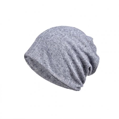 Spring Summer Dual-use UV Protection Baggy Beanie Hat Cap Neck Gaiter Bandana: Grey