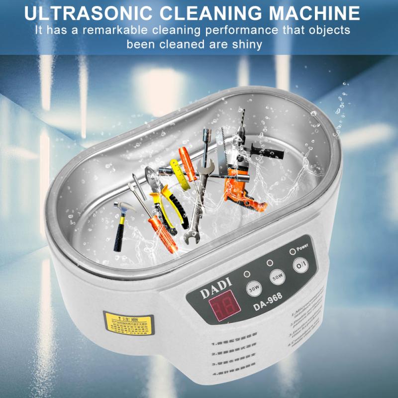 600Ml Digitale Mini Ultrasone Reiniger Met Timer Ultrasound Machine Voor Sieraden Horloge Brillen Scheermes Tandenborstel Deel