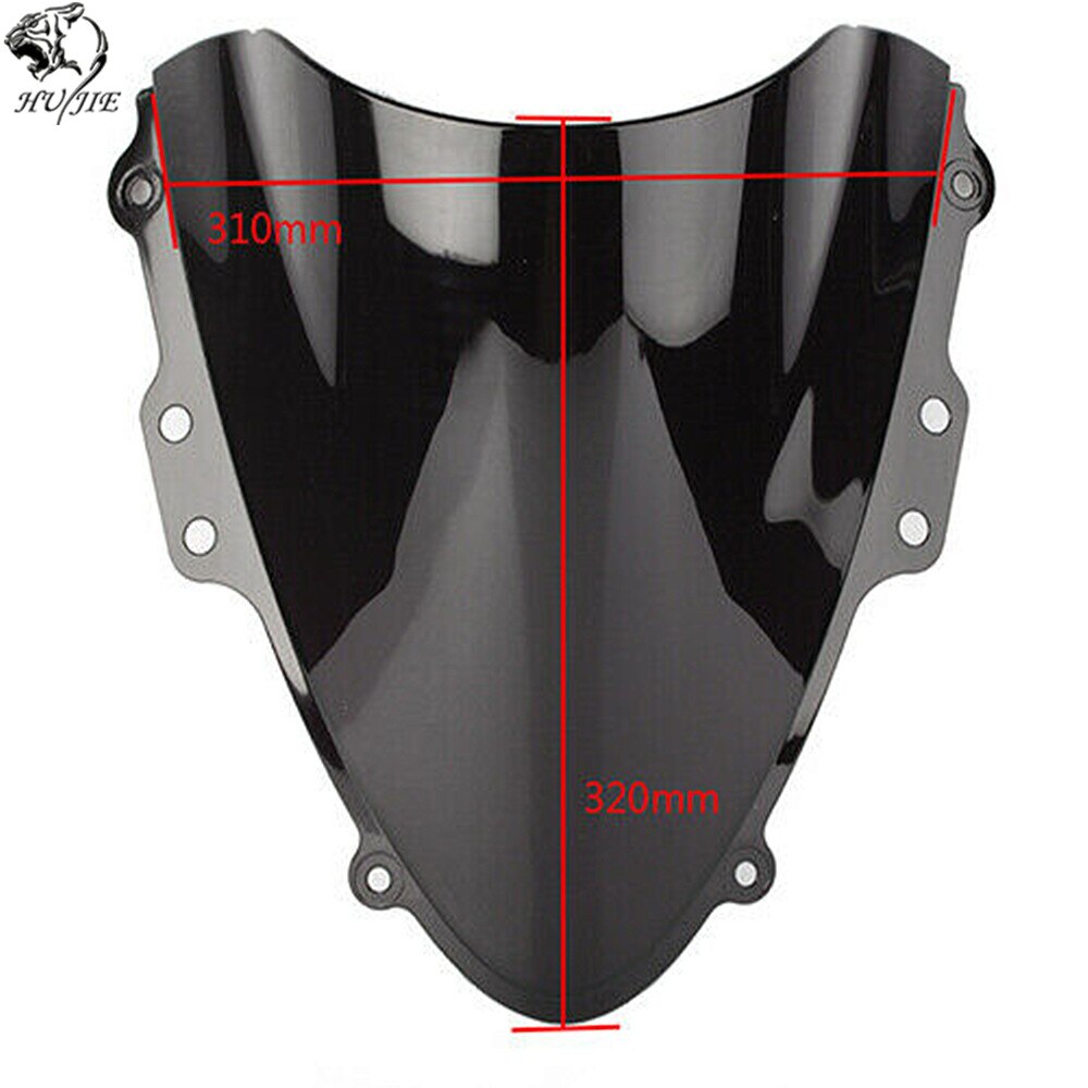Motorfiets Voorruit Voorruit Screen Voor 2004 2005 Suzuki GSX-R600 GSXR600 GSX-R750 GSXR750 GSXR GSX-R 600 750 K4 K5 Zwart