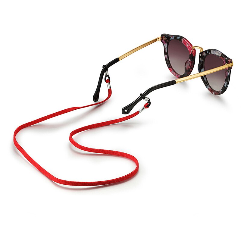 Faux mocka solglasögon sladd unisex glasögon kedja glasögon rem optiska glasögon glasögon lanyard sladdar