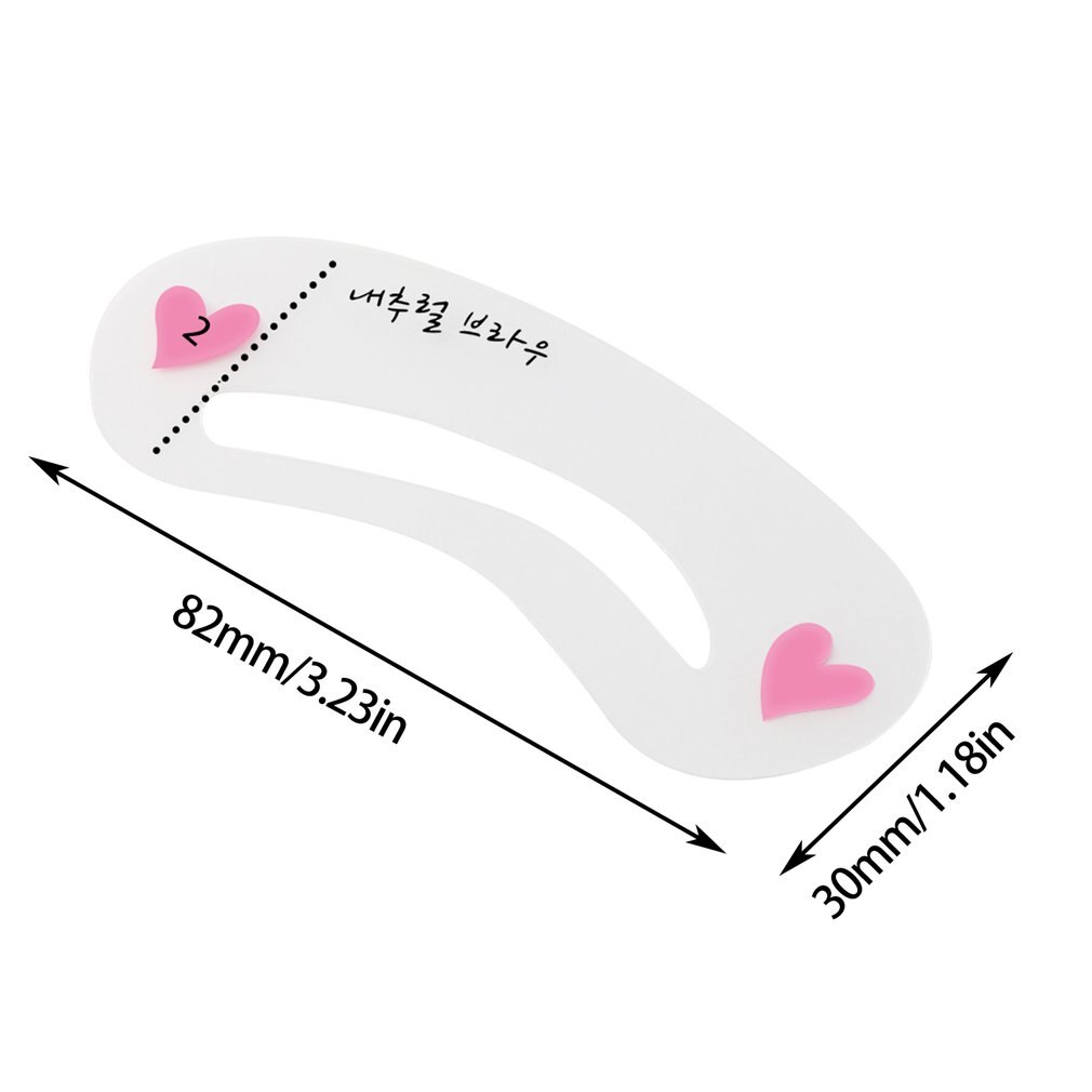 Herbruikbare 3Pcs Grooming Shaping Assistent Verzegelde Template 3 Stijlen Wenkbrauw Stencils Tekening Kaart Brow Make-Up Top