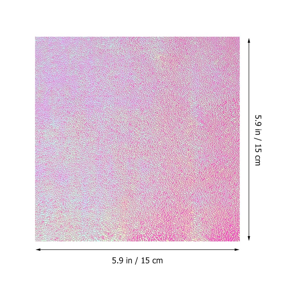 Papel iridiscente cuadrado brillante para manualidades, papel plegable para manualidades DIY, para Grulla de papel, (15cm, 10 colores), 50/100 Uds.