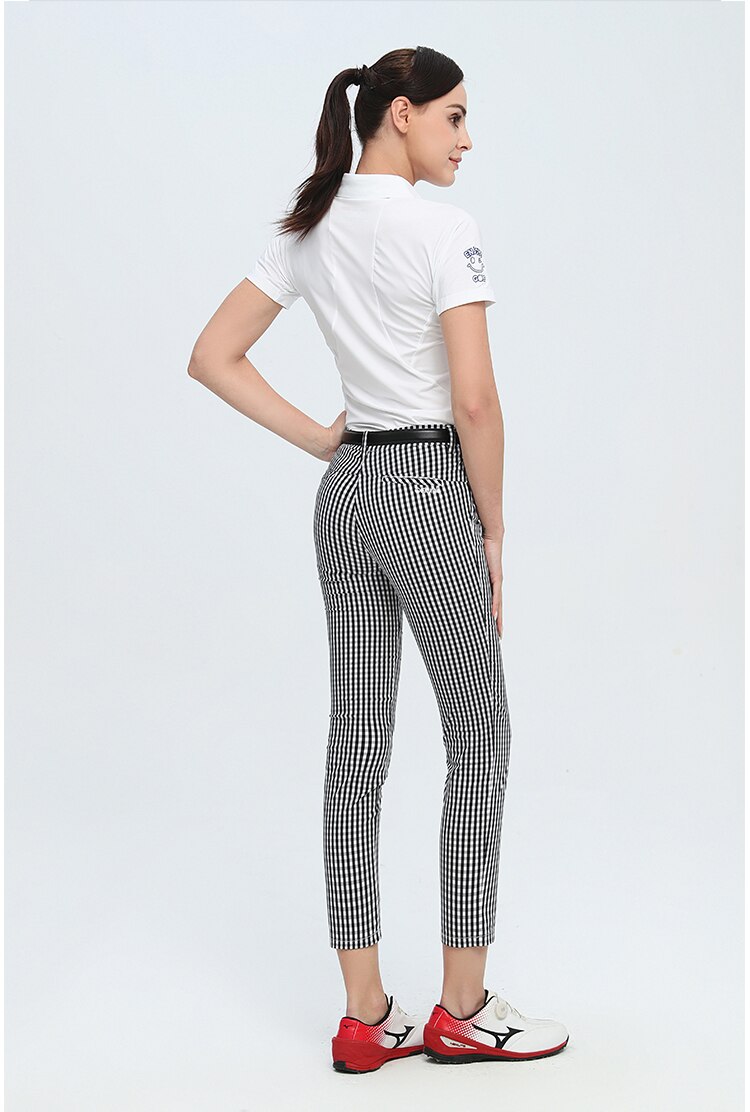 Oclunlc Neue Golf Hosen damen Frühling Sommer Dünne Golf Hosen draussen Sport Gitter Lange Hosen Damen Gerade Gamaschen