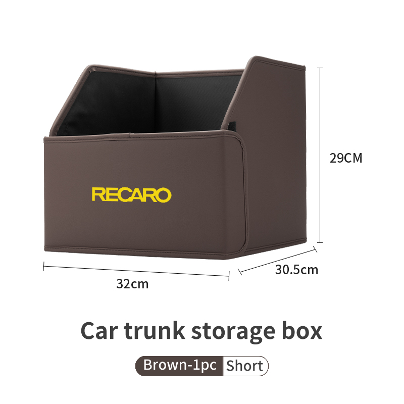 Boîte de rangement de coffre de voiture, mallette de rangement d'outils, rangement pour Recaro, style intérieur automobile: Bleu